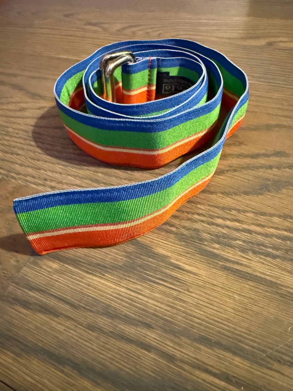 Unisex Polo Ralph Lauren Vintage Webbing Belt Size Large